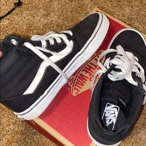 Black high top vans
